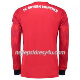 Fotbalový Dres FC Bayern Mnichov Domácí 2018/19 Dlouhý Rukáv